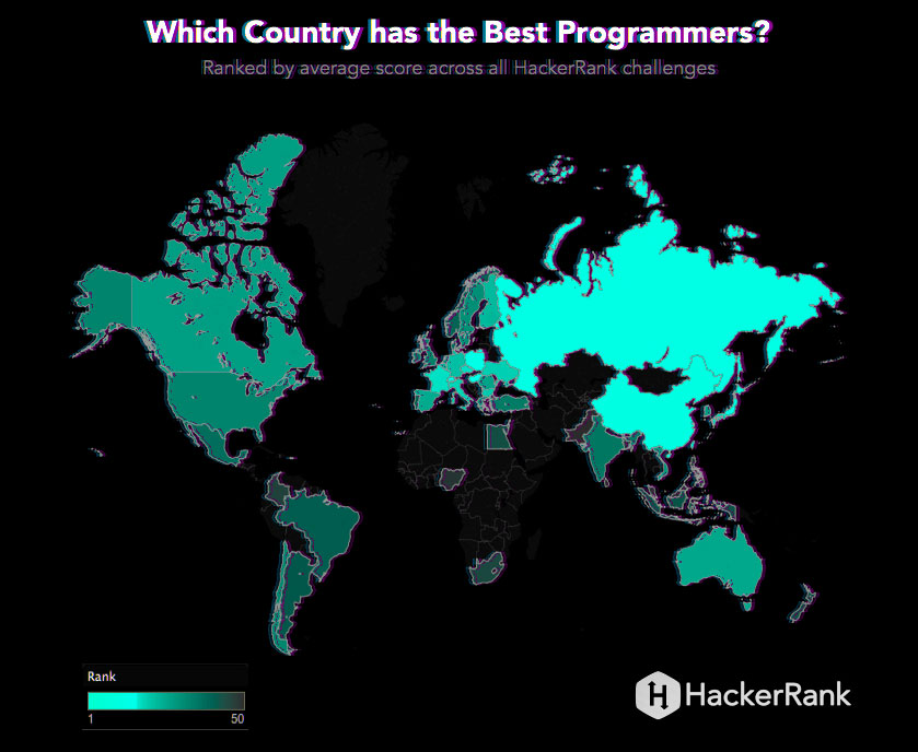 ¿Dónde están los mejores hackers del mundo